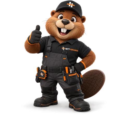 HETT-bever, mascotte van HETT Veranda