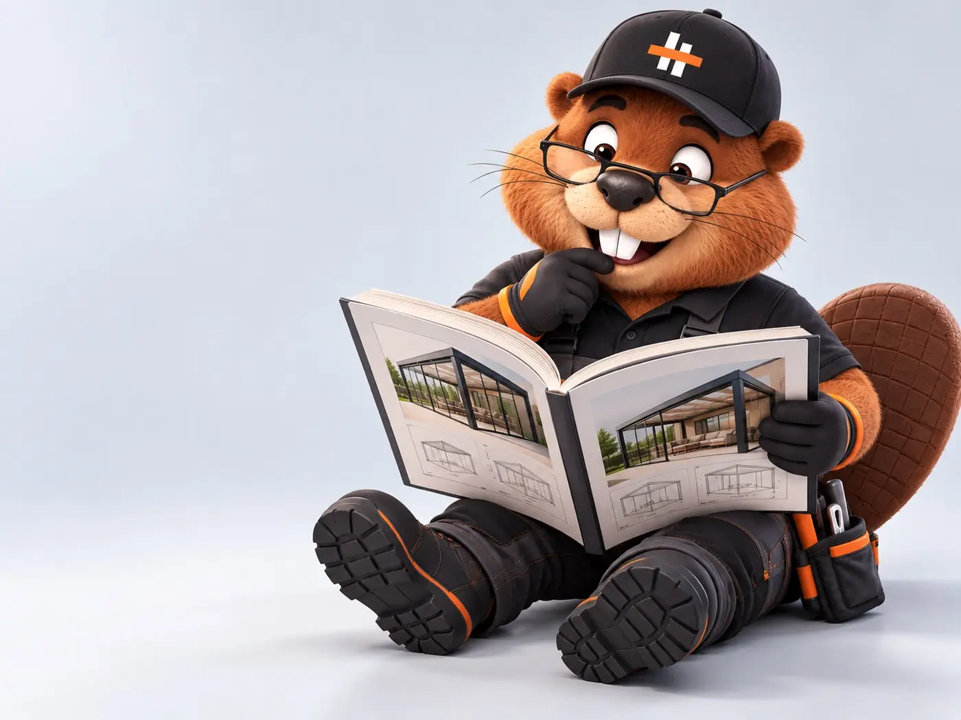 De HETT-bever leest over veranda's